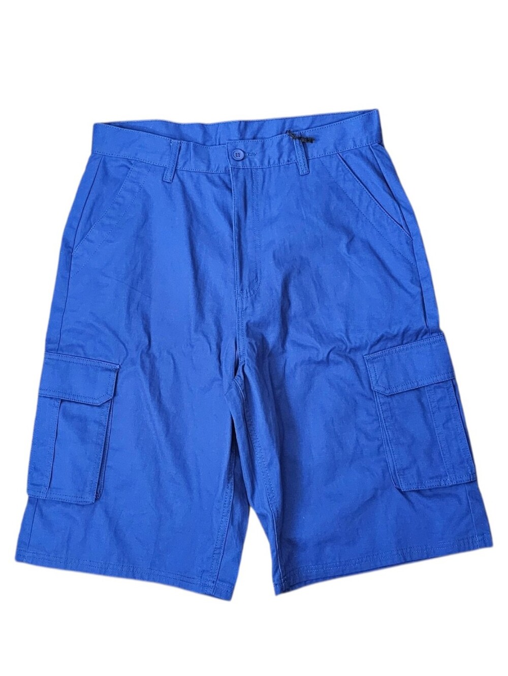 True Rock Men’s Blue Cargo Shorts Size 34 NWT Cotton Utility Casual